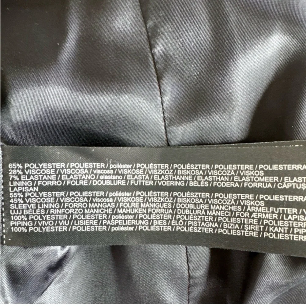 MANGO Gray Double-Breasted
Cropped Blazer, Size S. - Picture 11 of 15